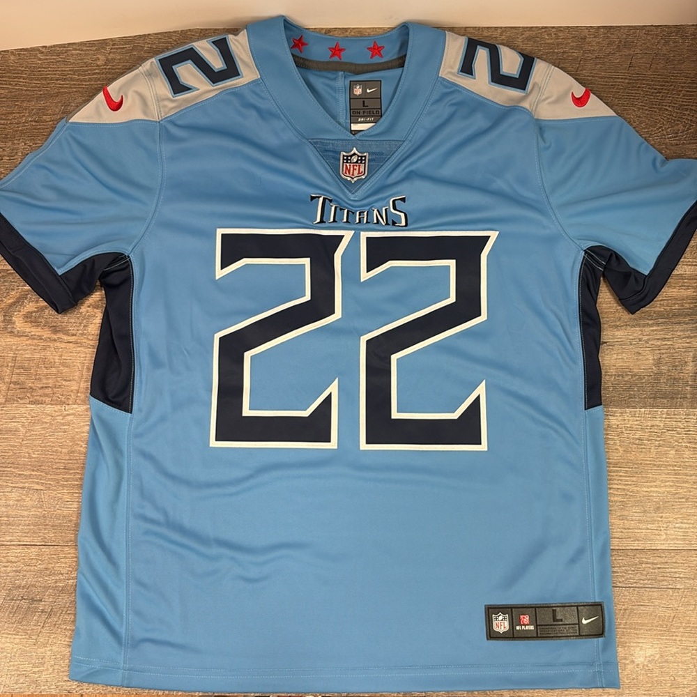 Men’s Nike Tennessee Titans Derrick Henry OnField Dri Fit Jersey Size Large - Picture 2 of 12